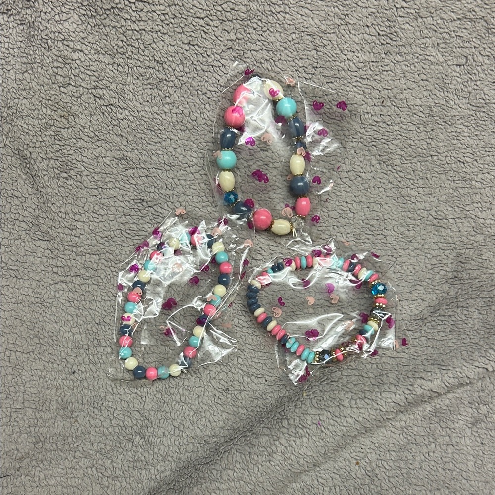 Colorful Beaded Bracelets Set